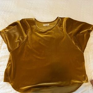 Madewell Butterfly Top - Gold/Mustard